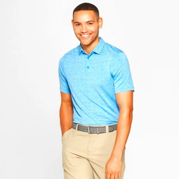 Men's C9 Champion Activewear Light Blue Golf Polo Shirt
